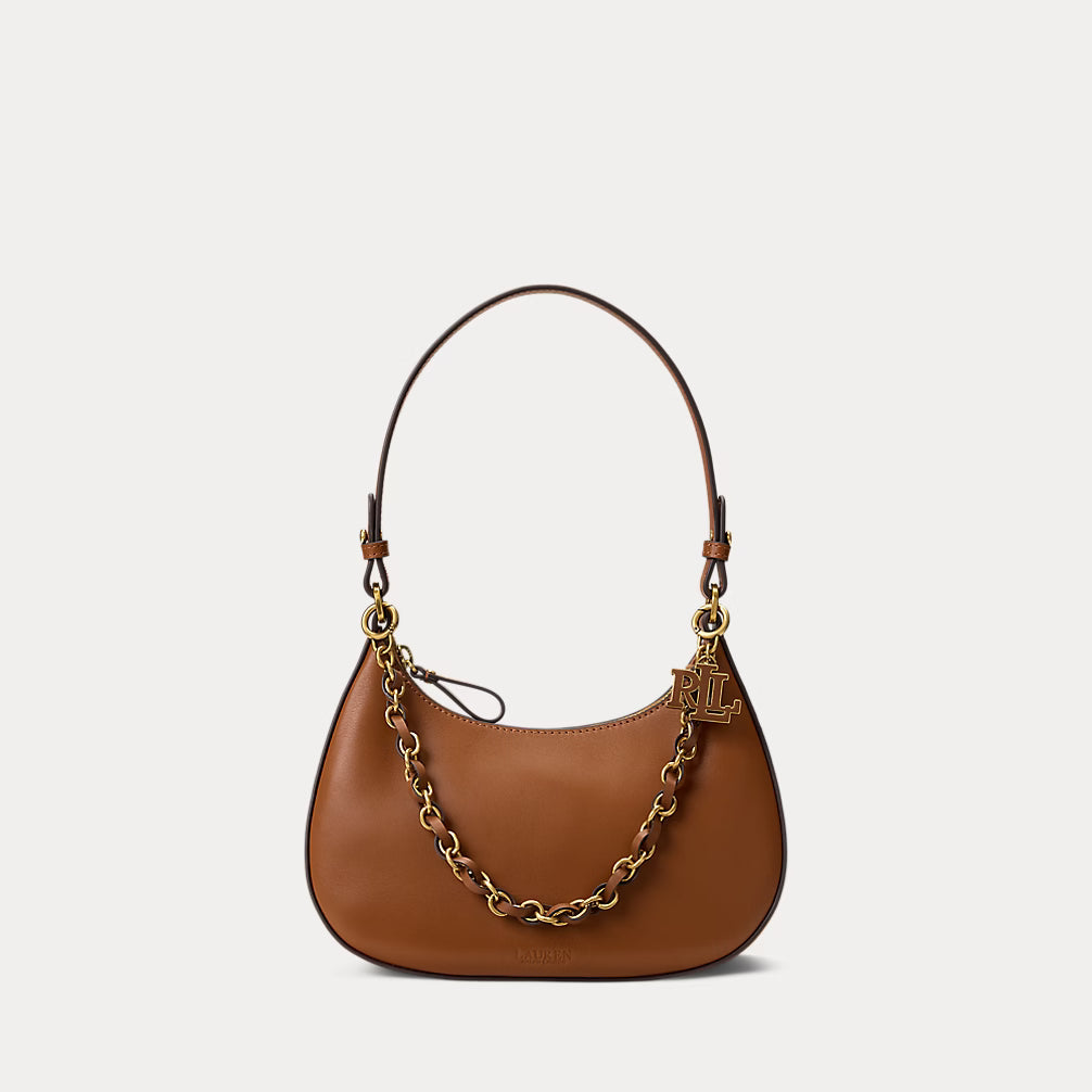 Sac épaule Marcy moyen zippé en cuir